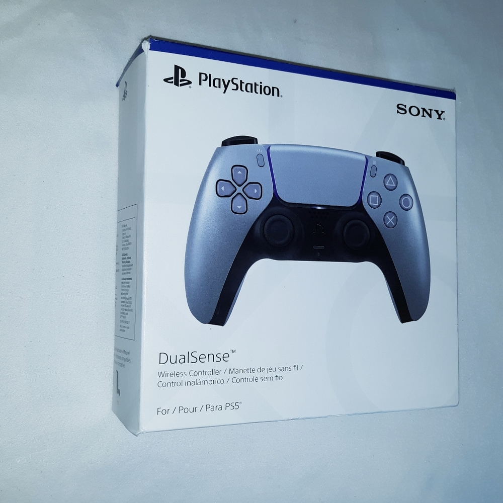 PS5 Dual Sense Sterling Silver Wireless Next Gen Controller